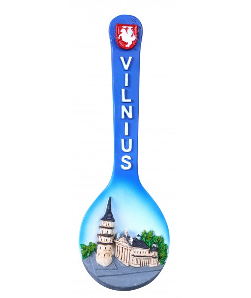 Magnetas Vilnius šaukštelio formos